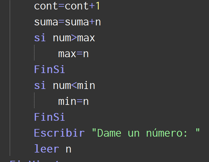 E1.27 Algoritmo que lea números enteros hasta teclear 0, y nos muestre el máximo, el mínimo y la media de todos ellos.