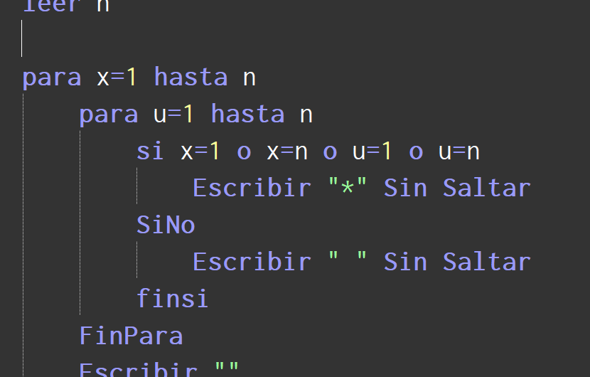 E1.31 Cuadrado de asteriscos