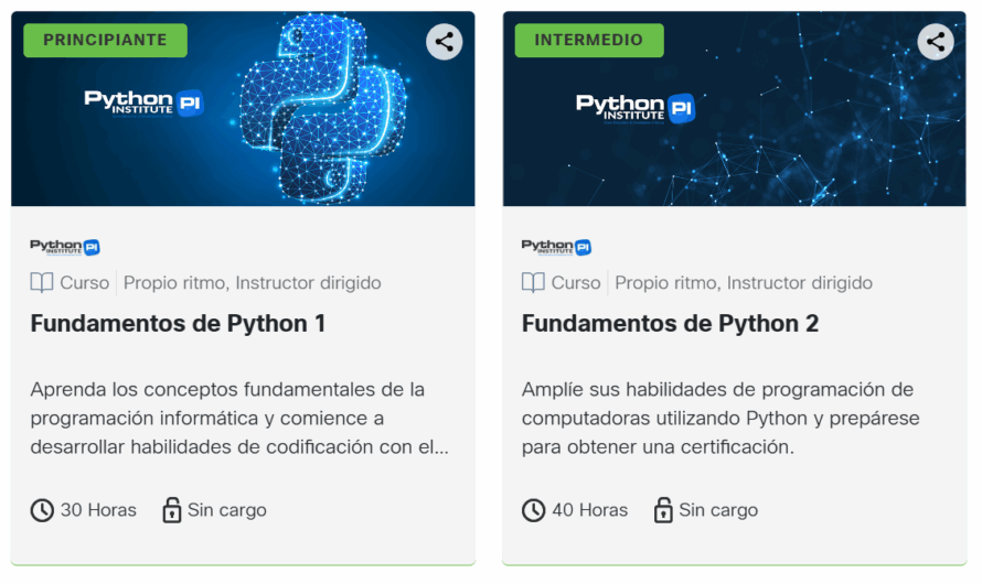 Formación Python por Cisco